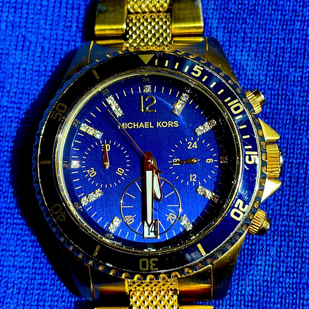 Michael Kors Gold Plated Watch MK 5547 CE